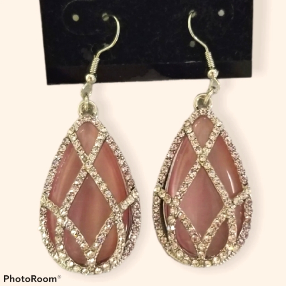 Crawling With Couture Pink Earring - Picture 4 of 7